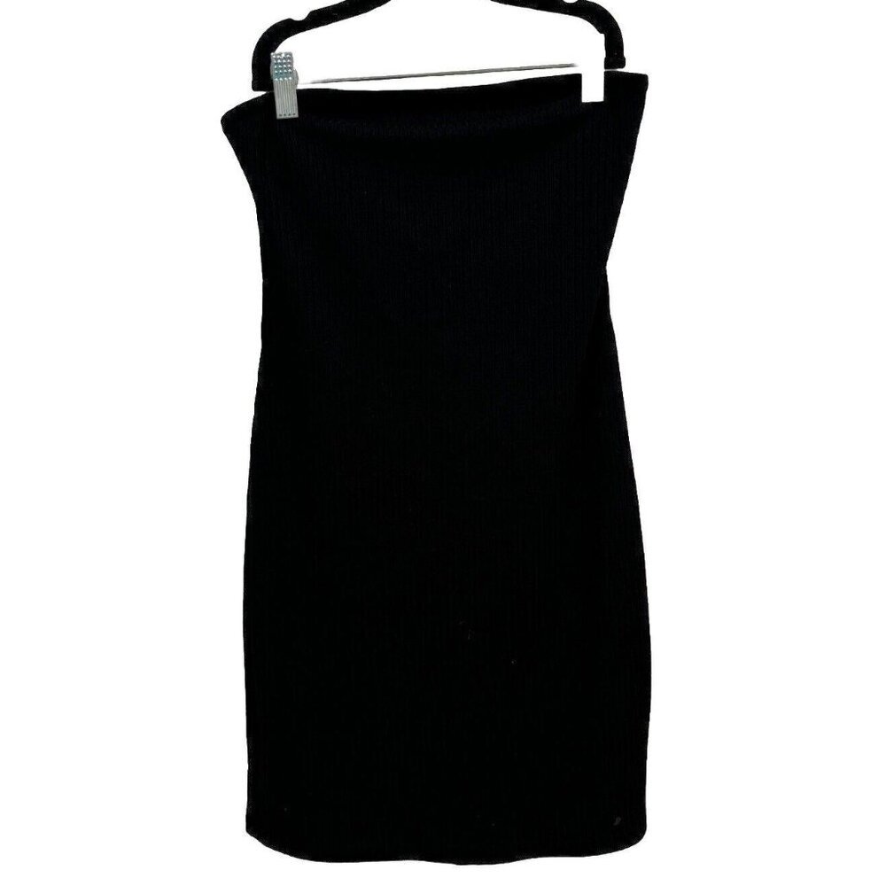 UO Womens urban outfitters Black Mini Dress Size Small S‎ Strapless Bodycon NWT